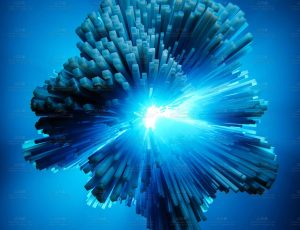 生长发光的图形场景Blend项目源文件