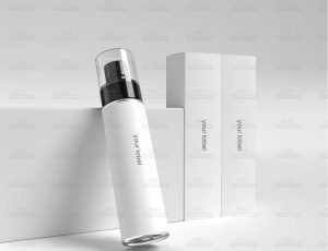 白色爽肤水渲染场景Blend项目源文件