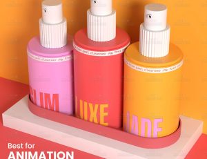 色彩鲜艳的化妆品Blend项目源文件