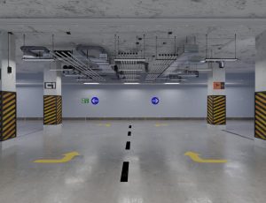 停车场场景Blend项目源文件