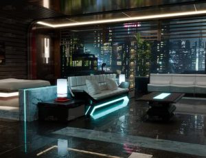 赛博朋克风格夜店Blend项目源文件