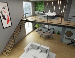 小型工业公寓Blend项目源文件