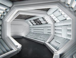 宇宙飞船走廊Blend项目源文件