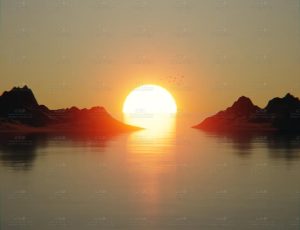 日落场景Blend项目源文件