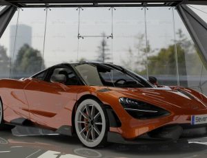 汽车展示房场景Blend项目源文件