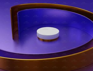 紫色展示布景Blend项目源文件