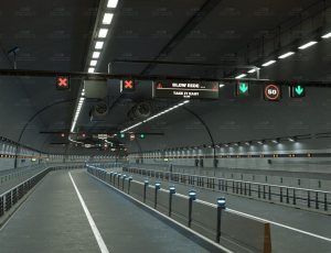 科技高速公路隧道Blend工程源文件