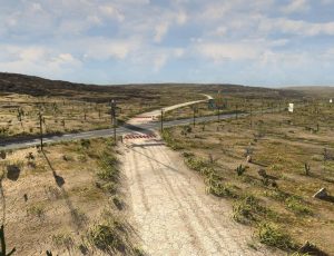 大型荒野公路场景Blend工程源文件