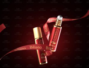 红色香水渲染场景Blend工程源文件