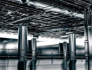 科幻金属反射停车场Blend工程源文件