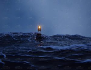 海浪动画与雨Blend工程源文件