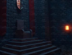 神秘的城堡大厅Blend工程源文件