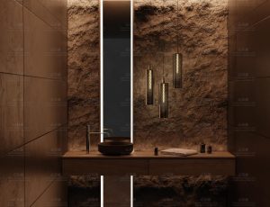 现代浴室套装场景Blend工程源文件