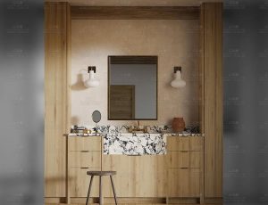 浴室渲染场景Blend工程源文件