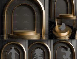 金属展台Blend工程源文件