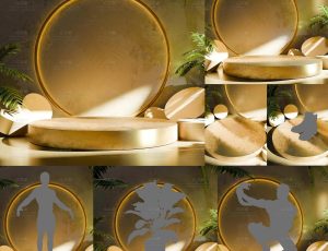 物品展示小场景Blend工程源文件