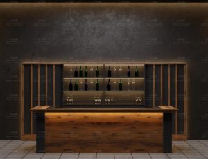 小酒吧渲染场景Blend工程源文件