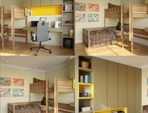 小孩办公卧室Blend工程源文件