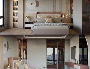 精装修卧室场景Blend工程源文件