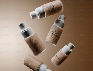 哑光粉底最小产品样机场景Blend工程源文件