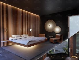 主卧现代风格场景·Blend工程源文件