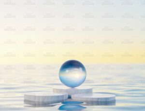 海上的大理石讲台Blend工程源文件