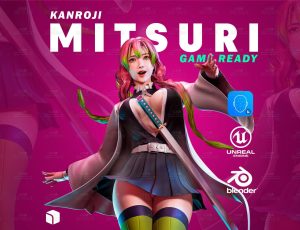 R2 Studio高精度鬼灭之刃甘露寺蜜璃Blend模型