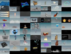 Houdini特效动画VFX工程文件合集包第一季