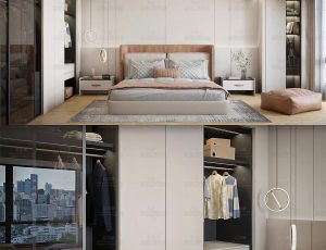 经典卧室场景Blender工程源文件