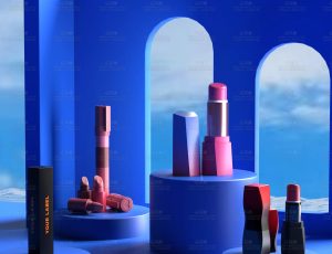 蓝色主题产品样机产品Blender工程源文件