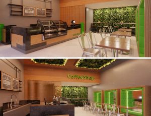 咖啡店场景Blender工程源文件