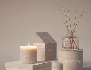 蜡烛和巧克力盒场景Blender工程源文件