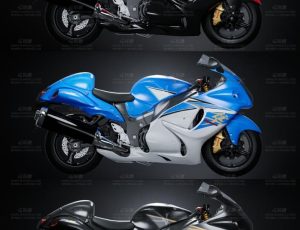 酷炫机车摩托车Blend模型