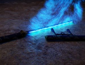 蓝色魔刀Blend模型