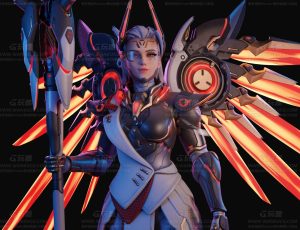 守望先锋2复仇怜悯Blend模型