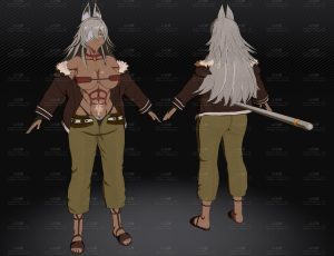 武士转生吉斯兰Blend模型