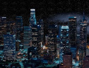 都市城市夜晚夜景Blend工程源文件