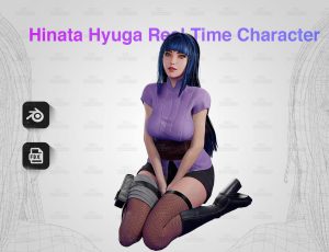 R2 Studio高精度日向雏田Blend模型