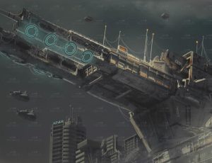 大型科幻空间站台Blend工程源文件