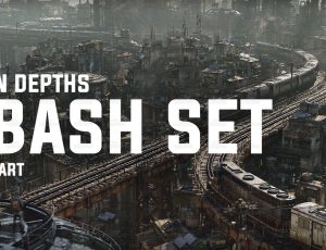 蒸汽废土朋克建筑模型包Blend资产库