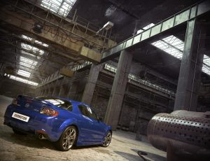 重工业风格车库Blend工程源文件