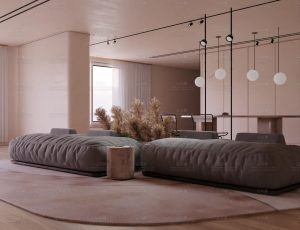 当代室内客厅Blend工程源文件