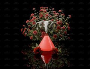 恶魔羊头死亡水场景Blend工程源文件