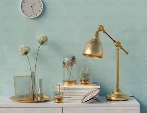 阅读灯和书花的装饰场景Blend工程源文件