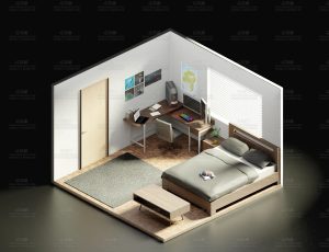 low poly低多边形卡通场景125-Blender工程源文件