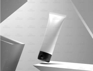 洗脸奶白色简约场景Blend工程源文件