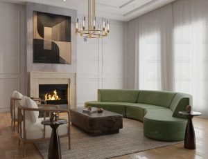 优雅的壁炉场景Blend工程源文件