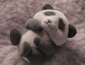 可爱的卡通小熊猫渲染场景Blend工程源文件