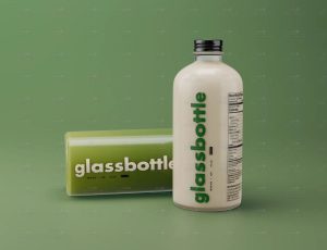 玻璃瓶模型套装场景Blend工程源文件