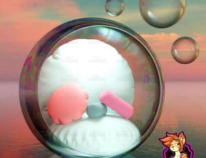 玻璃时尚座位场景Blend工程源文件